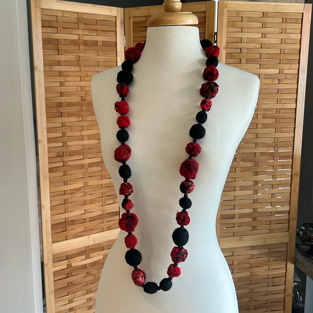 Felt & Fabric necklace